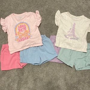 Bundle girls short set